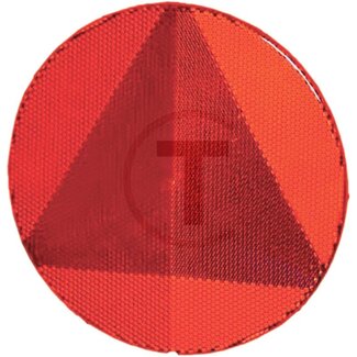 HELLA Rückstrahler rund rot Ø 155,8 mm, verklebt, 160 cm² Oberfläche