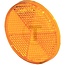 PROPLAST Reflector - Colour: Yellow, Total Ø: 60 mm, Additional information: With self-adhesive film