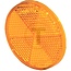 PROPLAST Reflector rond oranje Ø 60 mm, verlijmd, zelfklevende folie