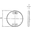 PROPLAST Reflector round red Ø 60 mm, bonded, adhesive film