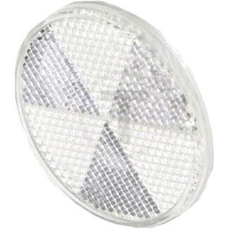 PROPLAST Reflector - Colour: White, Total Ø: 60 mm, Additional information: With self-adhesive film
