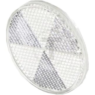 PROPLAST Rückstrahler rund weiß Ø 60 mm, verklebt, Klebefolie