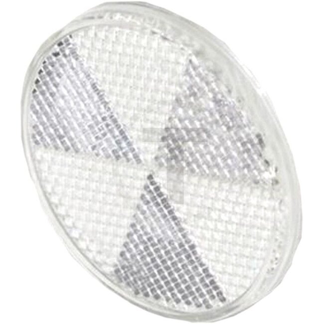 PROPLAST Reflector - 50226101103 | Kleur: wit | Totaal-Ø: 60 mm | Extra informatie: Met zelfklevende folie