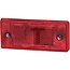 HELLA Reflector rectangular red rubber, 196 x 88 mm, hole spacing 146 mm | 8RA003734101