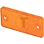 PROPLAST Rückstrahler rechteckig orange, 90 x 40 mm, Stärke 7 mm, selbstklebend