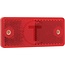 PROPLAST Rückstrahler rechteckig rot, 90 x 40 mm, Stärke 7 mm, selbstklebend