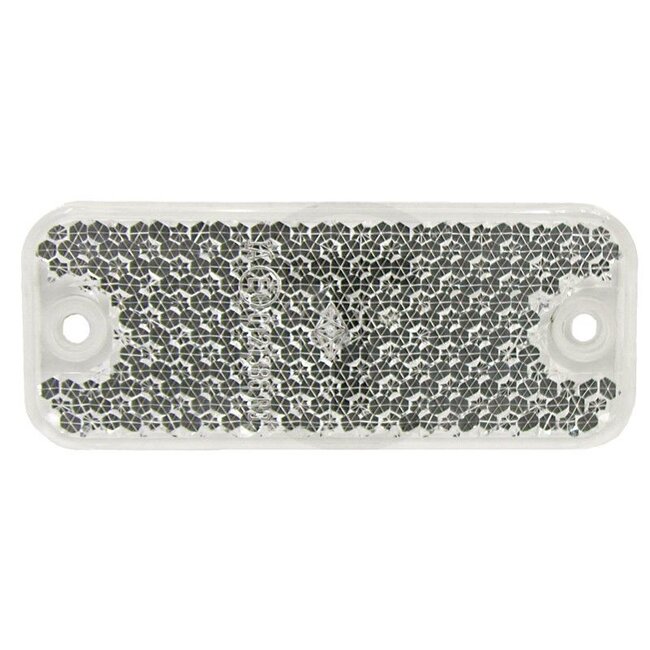 Reflector wit, 4 stuks - 49904039538W | Kleur: wit | Vorm: rechthoekig | Uitvoering: wit, zelfklevend, 95 x 38 mm | Montagewijze: geschroefd | gelijmd