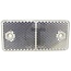 HELLA Reflector - 4558RA 003326021, 8RA003326021 | Kleur: wit | Breedte: 94 mm | Hoogte: 44 mm | Materiaaldikte: 6,5 mm | Borings-Ø: 4,3 mm | Gatafstand: 70 mm