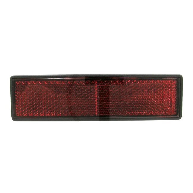 GRANIT Reflector - 20799011, 26112142 | Kleur: rood | Breedte: 122 mm | Hoogte: 32,5 mm | Materiaaldikte: 7 mm | Extra informatie: Met zelfklevende folie