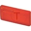 PROPLAST Reflector rectangular red 94 x 44 mm, thickness 7 mm, bonded