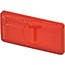 PROPLAST Rückstrahler rechteckig 94x44 - Farbe: rot, Breite: 94 mm, Höhe: 44 mm, Materialstärke: 7 mm