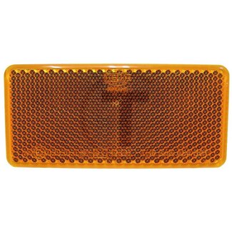 HELLA Reflectors - Colour: Yellow, Width: 94 mm, Height: 44 mm, Material thickness: 6,5 mm