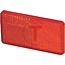 PROPLAST Reflector Rectangular 105x55 mm - Colour: Red, Width: 105 mm, Height: 55 mm - 26104102