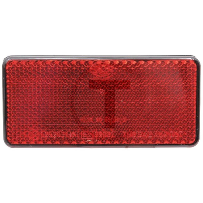 Reflector rood, 4 stuks - 49904018RA003326-031, 9040K, 848 | Kleur: rood | Vorm: rechthoekig | Uitvoering: rood, zelfklevend, 96 x 42 mm | Montagewijze: verlijmd