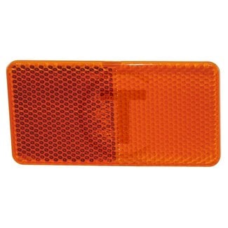 HELLA Reflectors - Colour: Yellow, Width: 105 mm, Height: 55 mm, Material thickness: 7,4 mm