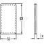 HELLA Rückstrahler gelb 105 x 55 mm, Materialstärke 7,4 mm - 8RB004713001