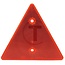 HELLA Reflector driehoekig rood, 156 x 136 x 7 mm, boring Ø 6,0 mm | AZ13425, 8RA002020-001