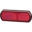 HELLA Reflector rood, achter - 4550015767, 15767 | Kleur: rood | Breedte: 113 mm | Hoogte: 40 mm | Materiaaldikte: 12 mm