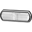 HELLA Reflector wit 113 x 40 mm, dikte 12 mm, verlijmd | 15768