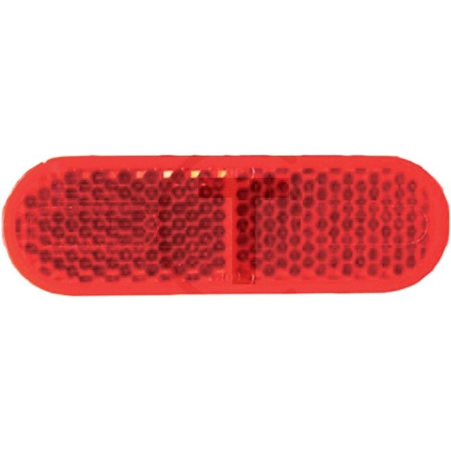 PROPLAST Rückstrahler rot 70x22x5 - Farbe: rot, Breite: 70 mm, Höhe: 22 mm, Materialstärke: 5,5 mm - 20017102