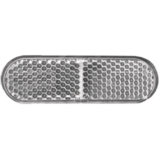 PROPLAST Reflector wit, 70 x 22 x 5 - 50220017103, 20017103 | Kleur: wit | Breedte: 70 mm | Hoogte: 22 mm | Materiaaldikte: 5,5 mm