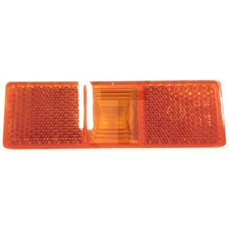 HELLA Reflectors - Colour: Yellow, Width: 130 mm, Height: 70 mm, Material thickness: 6 mm