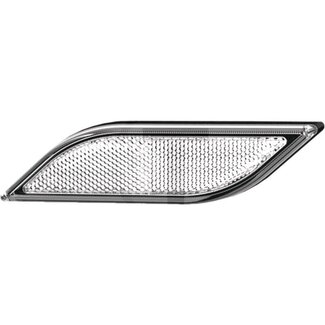 HELLA Reflector wit links, 161,8 x 40 x 12 mm, horizontale bevestiging