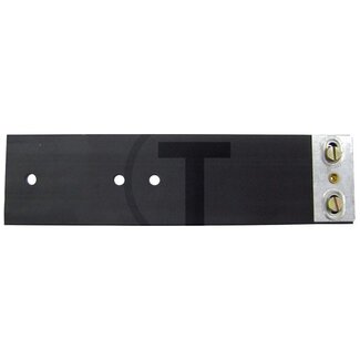 HELLA Halter Rückstrahler 300 x 51 mm, Federstahlband mit PVC-Ummantelung