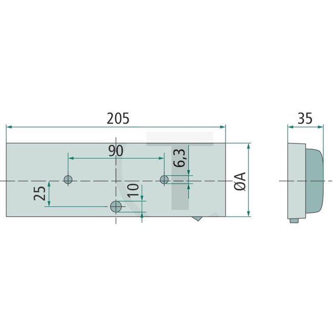 HELLA Binnenverlichting K (10W), helder, aanbouw | 2JA003354001