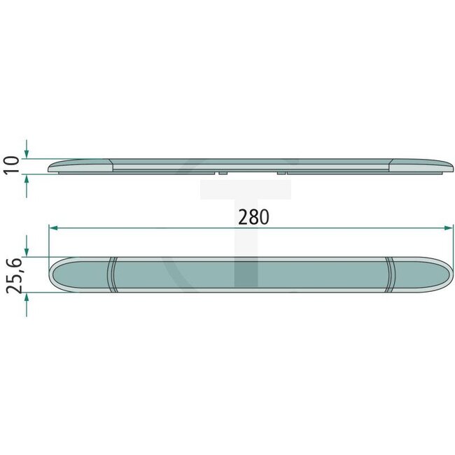 HELLA Binnenverlichting LED, helder, 24 V, 10 LED's, aanbouw | 2JA343606011