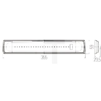 HELLA LED interior light - Bulb: LED