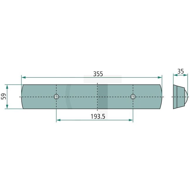 HELLA LED interior light 12 / 24 V, 12 LEDs, with switch | 2JA007373151