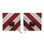 GRANIT Waarschuwingsbordenset zonder houder, 3 functies achter - 2 stuks | R1130/99B/1, 207437905, 437905