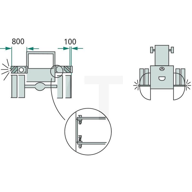 GRANIT Jeu de plaques de signalisation - 207ZR18/800, ZR18/800
