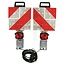GRANIT Clip-on light set rear, warning sign 285 x 285 mm, 7-pin | AL182/1