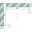 GRANIT Warning sign Both sides - Version: Retroreflective film on galvanised sheet steel, type 1 - 20743586, 50