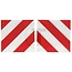 GRANIT Warning sign set - Version: Red/white, pointing left and right, DIN 11030 - 20743760, R1130/HLR