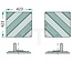GRANIT Warning sign set - Version: Red/white, pointing left and right, DIN 11030 - 20743760, R1130/HLR
