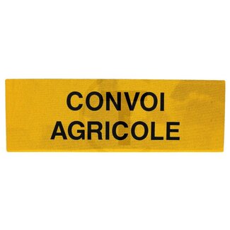 GRANIT Waarschuwingsbord CONVOI AGRICOLE enkelzijdig 1200 x 400 mm plaatstaal