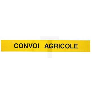 GRANIT Warntafel CONVOI AGRICOLE einseitig 1900 x 250 mm