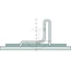 GRANIT Holder rear left for angle iron according DIN 11027 | 437844, HL11027