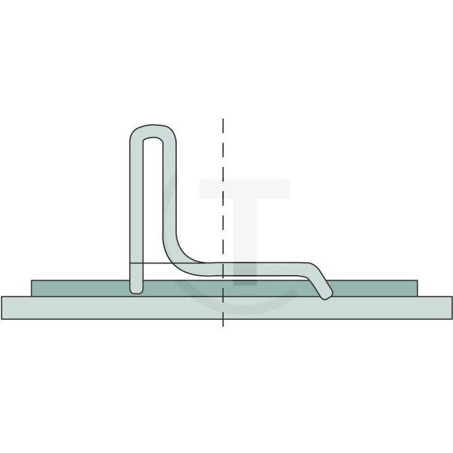 GRANIT Holder rear right for angle iron according DIN 11027 | HR11027, 437842