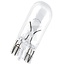Philips Glass base lamp W5W 12V / 5W - 2 pcs - Voltage: 12 V, Power: 5 watts, Socket: W2,1x9,5d - 12961B2