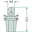 GRANIT Kunststoffsockelbirnen BAX8,5d 12 V, 1,2 W, schwarz - 10 Stück
