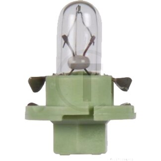 GRANIT Kunststoffsockelbirnen BAX8.4d 12 V, 2 W, hellgrün - 10 Stück
