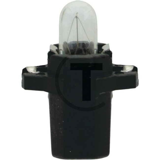 GRANIT Plastic socket bulbs BAX10s 12 V, 1,2 W, black - 10 pieces