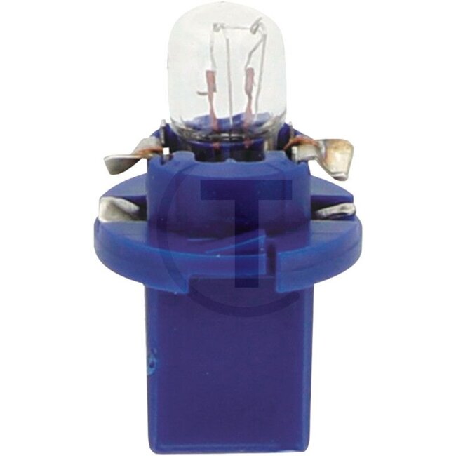 GRANIT Plastic socket bulbs BAX10d 12 V, 1,2 W, blue - 10 pieces