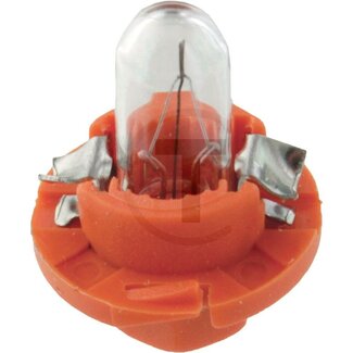 GRANIT Kunststoffsockelbirnen BAX8.4d 12 V, 1,1 W, orange - 10 Stück