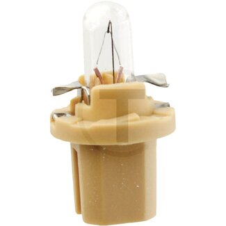 GRANIT Plastic socket bulbs BAX10d 12 V, 1,5 W, brown - 10 pieces
