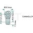 Philips Ball lamp PY21W 12V / 21W - 10 pcs - Voltage: 12 V, Power: 21 watts, Socket: BAU15s - 12496LLECOCP